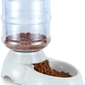 Fycan Plastic Pet Bowl, Food Feede, Feeding Stations, Dispenses Dog Food or Cat Food for Dogs Cats & Pets